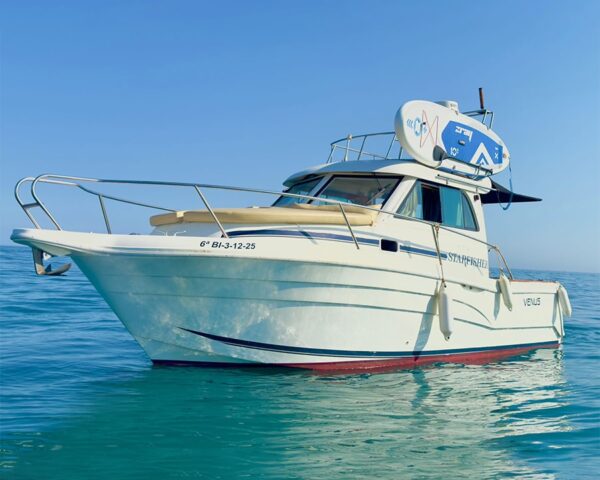 Bateau avec skipper pour sorties en groupe – Venus Starfish 840